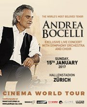 15. Jan. 2017 – Andrea Bocelli