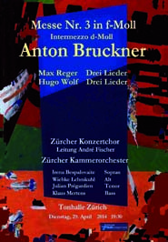 29. April 2014: Bruckner-Messe